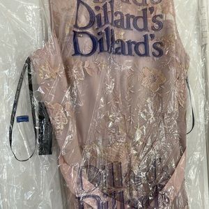 Tahari blush dress